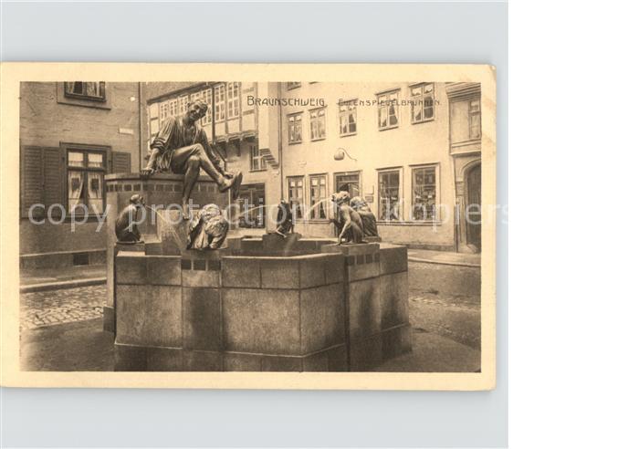 BRAUNSCHWEIG  CITY Eulenspiegelbrunnen