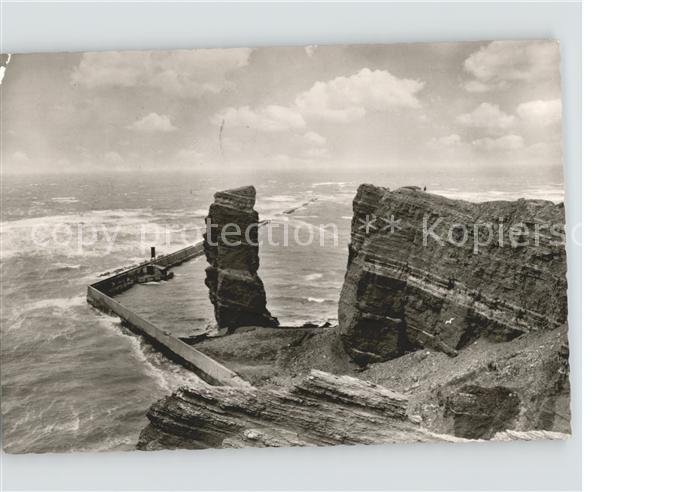 HELGOLAND Insel Schleswig-Holstein Bewegte See Lange Anna