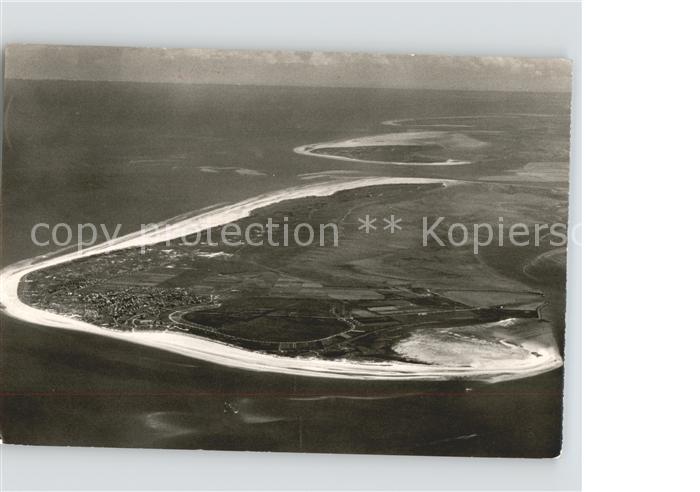 Langeoog Nordseebad Fliegeraufnahme