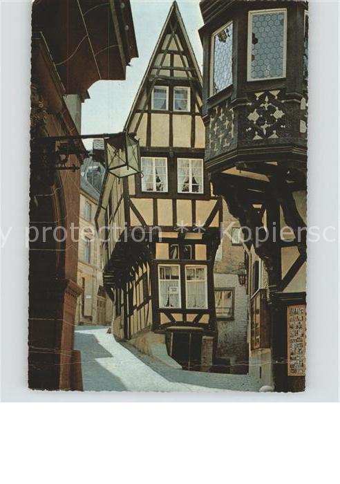 BERNKASTEL-KUES Berncastel Rheinland-Pfalz Spitzhaeuschen Fachwerk