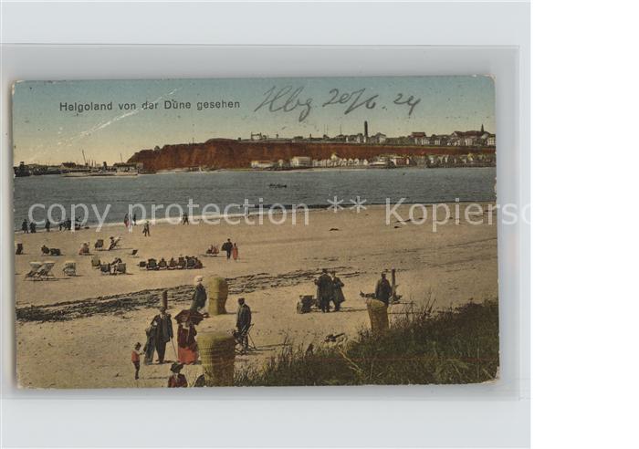 HELGOLAND Insel Schleswig-Holstein Duenen Strand