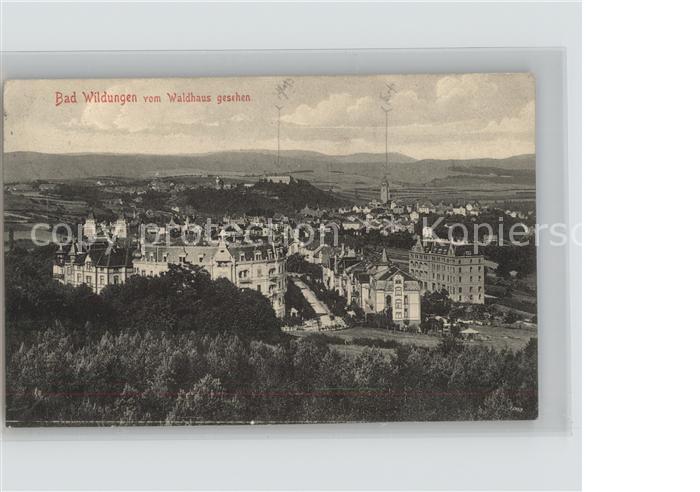 Bad Wildungen Blick vom Waldhaus