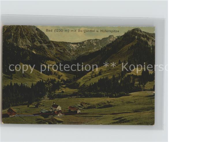 Hindelang Bad Bergunttal Hoeferspitze