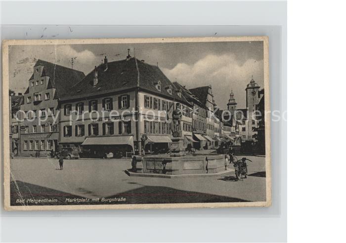 Bad Mergentheim Marktplatz Burgstrasse