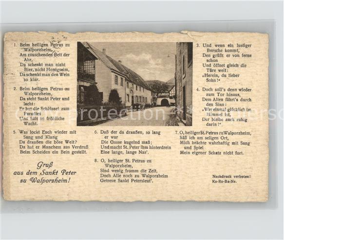 Walporzheim Sankt Peter Gedicht