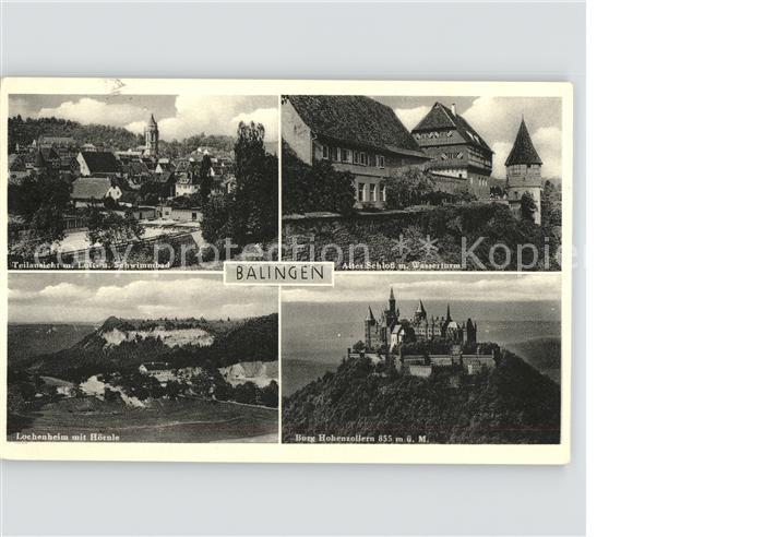 Balingen Altes Schloss Wasserturm Burg Hohenzollern