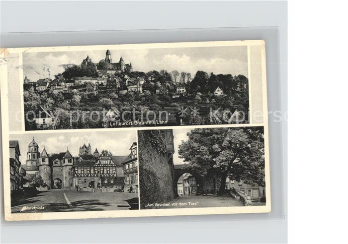 Braunfels Marktplatz Am Brunnen vor dem Tore