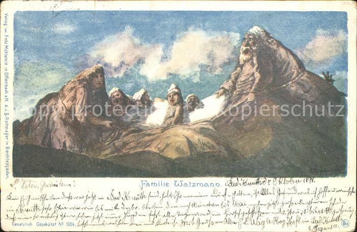 Berggesichter Familie Watzmann