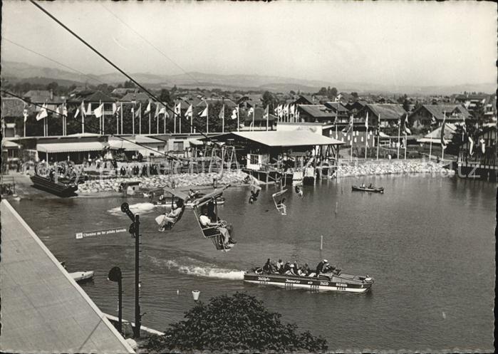 Sessellift Kant. bernische Ausstellung Thun Amphibienfahrzeuge