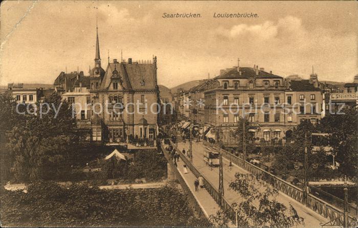 SAARBRueCKEN Saarland Louisenbruecke