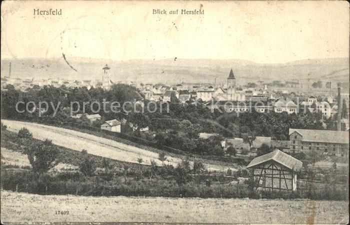 Bad Hersfeld Blick auf Hersfeld