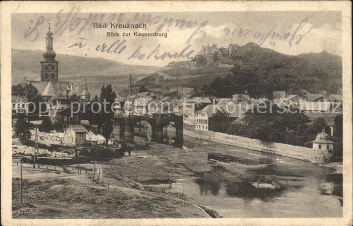 Bad Kreuznach Blick zur Kauzenburg