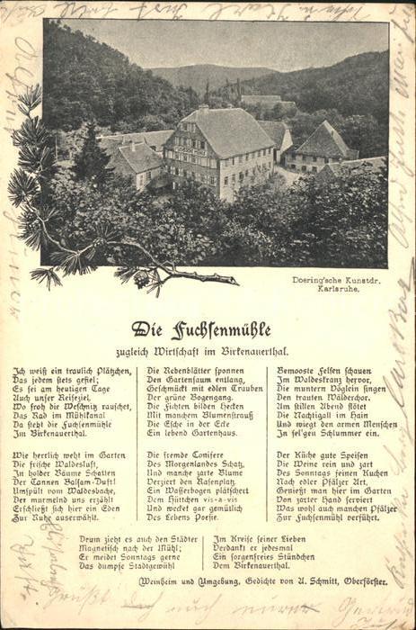 Weinheim Bergstrasse Fuschenmuehle
