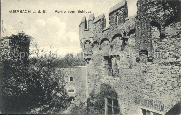 Auerbach Bergstrasse Partie vom Schloss