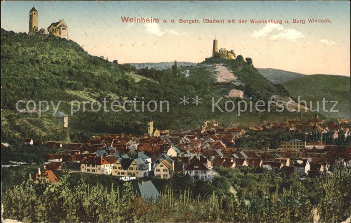 Weinheim Bergstrasse Wachenburg Burg Windeck