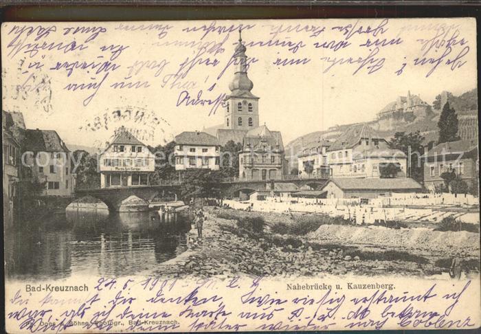 Bad Kreuznach Nahebruecke Kauzenberg Bahnpost