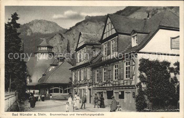 Bad Muenster Stein Ebernburg Brunnenhaus Verwaltungsgebaeude
