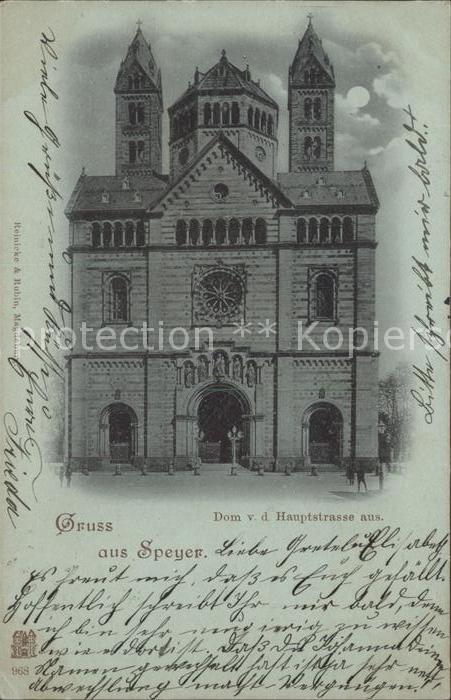 Speyer Rhein Dom Hauptstrasse
