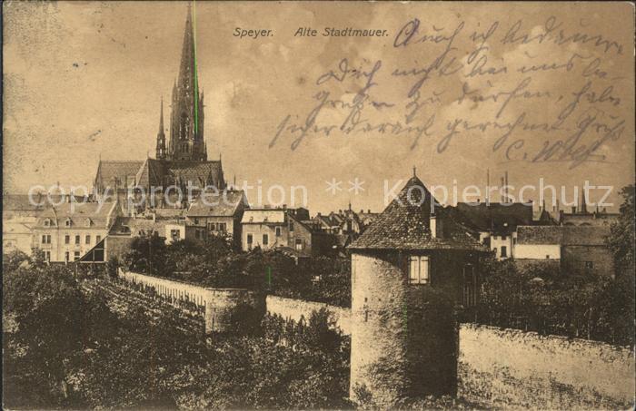 Speyer Rhein Alte Stadtmauer