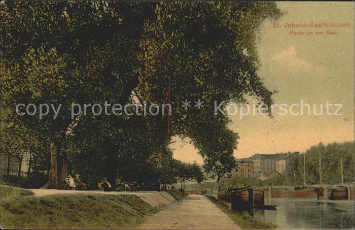 St Johann Saarbruecken Partie an der Saar