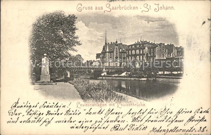 St Johann Saarbruecken Louisenanlagen Louisenbruecke