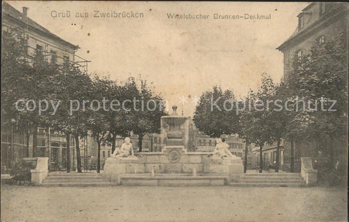 Zweibruecken Wittelsbacher Brunnen-Denkmal