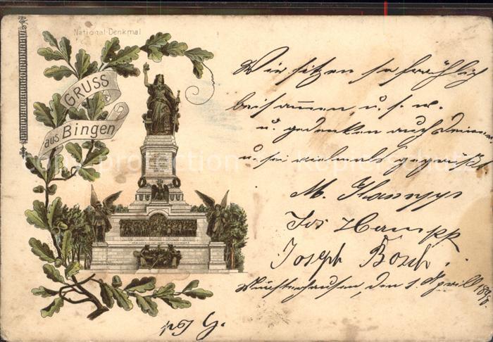 Bingen Rhein National Denkmal