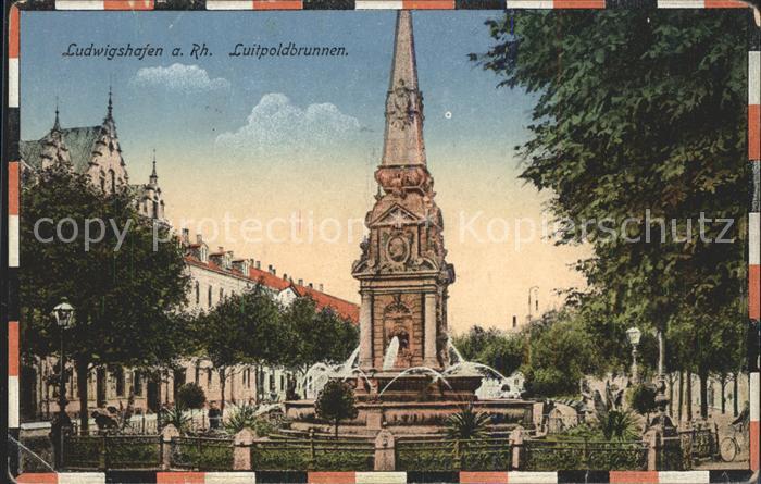 Ludwigshafen Rhein Luitpoldbrunnen