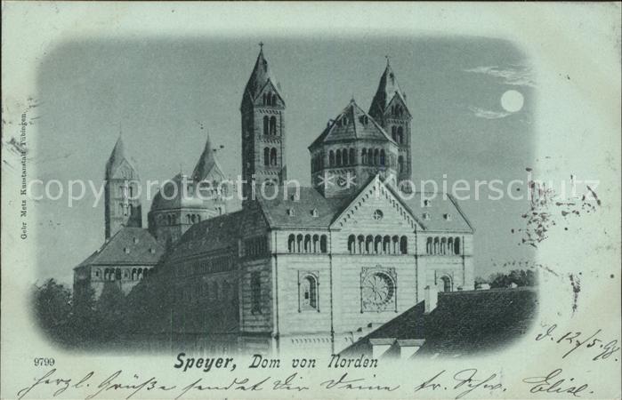 Speyer Rhein Dom von Norden