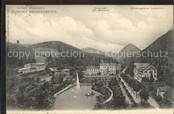 Bad Bergzabern Kurhaus Westenhoefer Erholungshaus Luisenruh