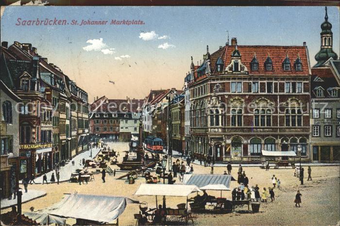 SAARBRueCKEN Saarland St. Johanner Marktplatz