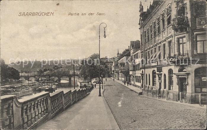 SAARBRueCKEN Saarland Partie an der Saar