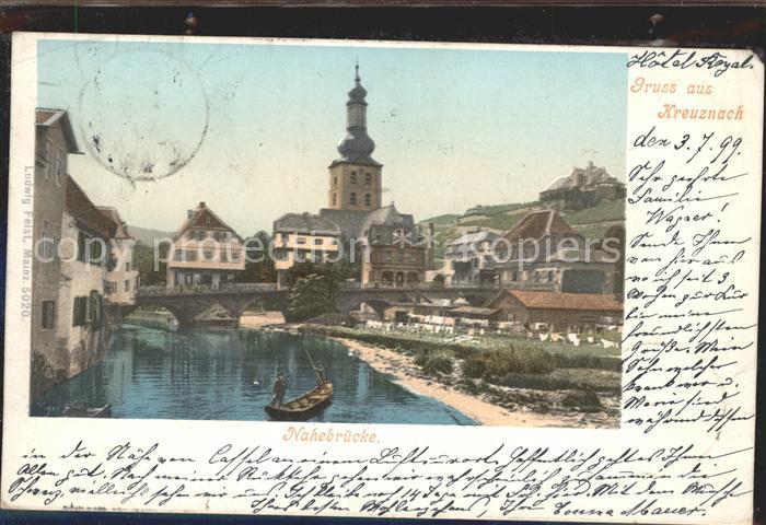 Bad Kreuznach Nahebruecke Boot