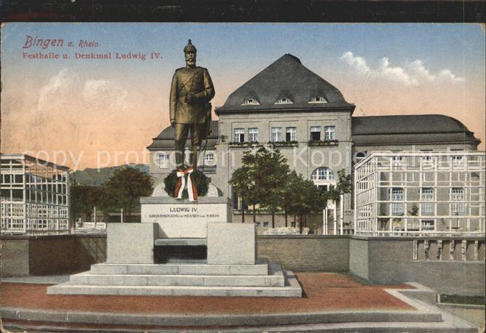 Bingen Rhein Festhalle Denkmal Ludwig IV