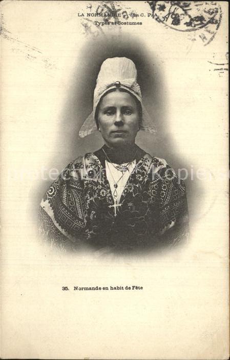 Trachten Frankreich Normandie Habit de Fete