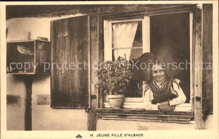 Trachten Alsace Jeune Fille