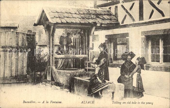 Trachten Alsace Buswiller A la Fontaine