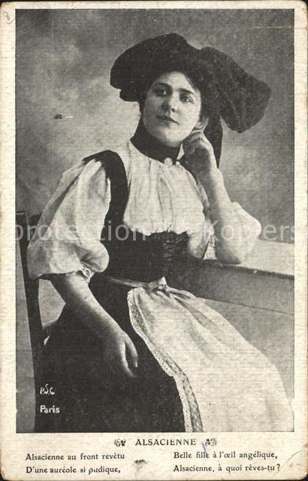 Trachten Alsace Alsacienne Gedicht