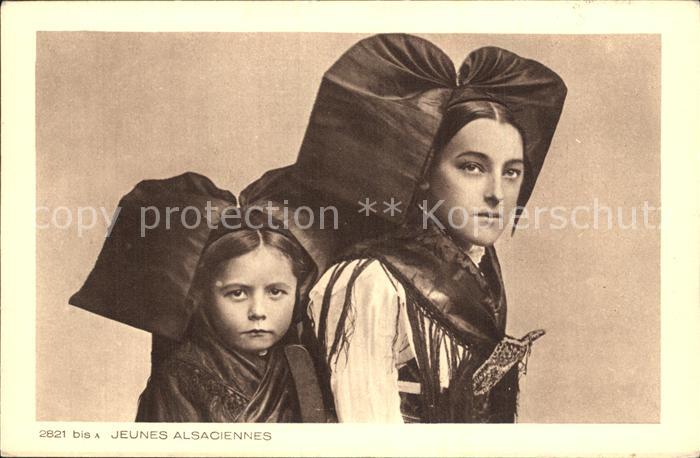 Trachten Alsace Jeunes Alsaciennes