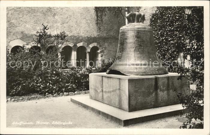 Kirchenglocke Churchbell Cloche Eglise Schaffhausen Münster Schillerglocke