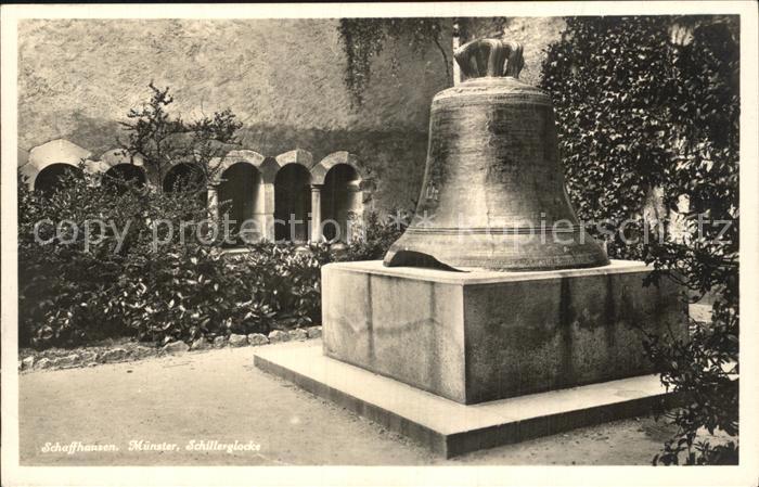 Kirchenglocke Churchbell Cloche Eglise Schaffhausen Muenster Schillerglocke