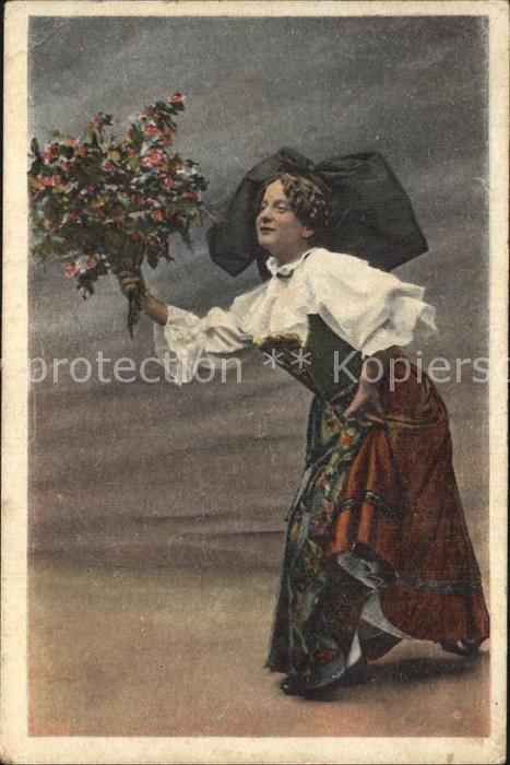 Trachten Alsace Alsacienne Blumen