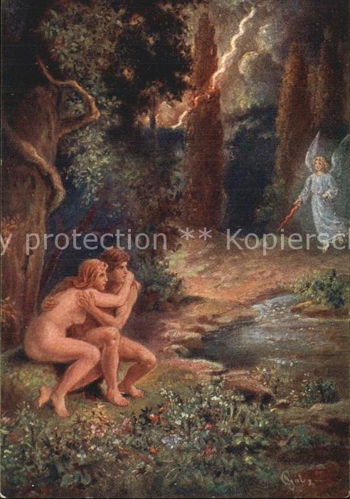 Kuenstlerkarte Golz Das verlorene Paradies