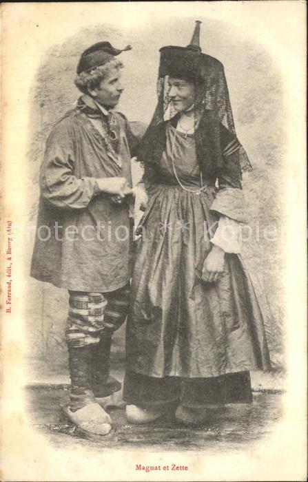 Trachten Frankreich Magnat et Zette