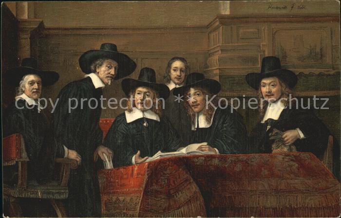Rembrandt Die Sindici Amsterdam