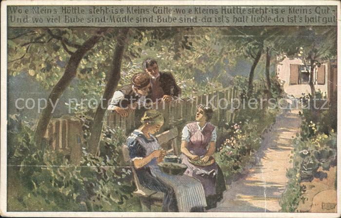 Hey Paul Nr. 66 Volksliederkarte Wo e klein's Hüttle