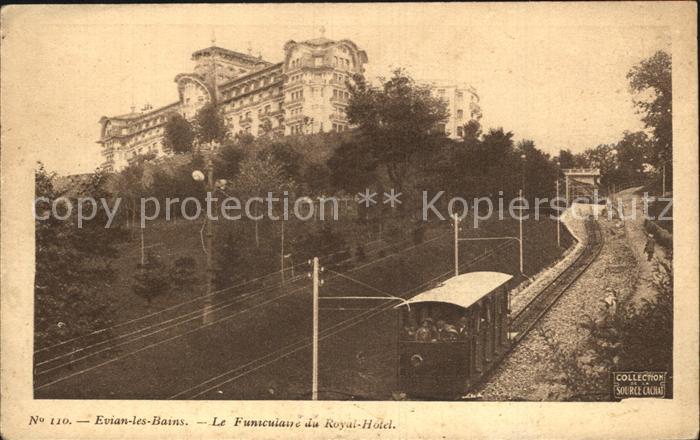 Zahnradbahn Evian-les-Bains Funiculaire du Royal-Ho