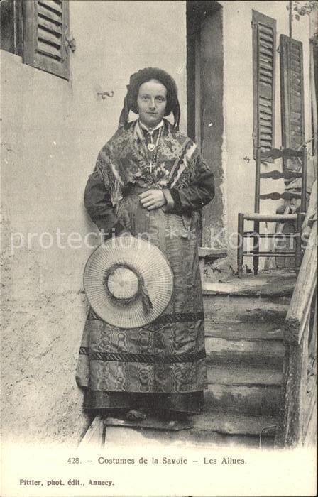 Trachten Frankreich Costumes de la Savoie Les Allues