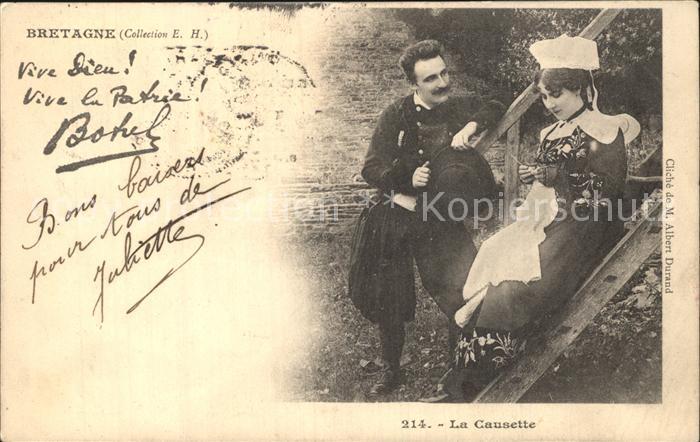 Trachten Frankreich Bretagne La Causette