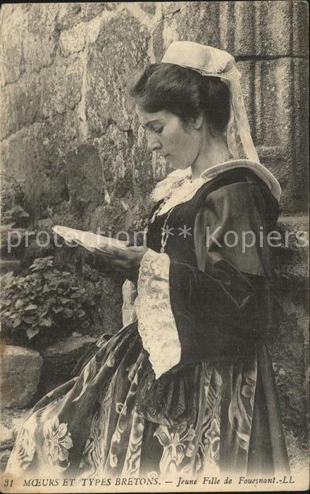 Trachten Frankreich Jeune Fille de Fouesnant